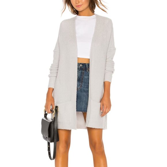 Free People, Phantom Cardigan, Grey, Size XS, NWT